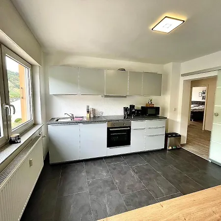 펜션 Wellness Haus In Zell, 3 Komplette Wohnungen, Moselblick, Sauna, Whirlpool, 3 Balkone, Grill