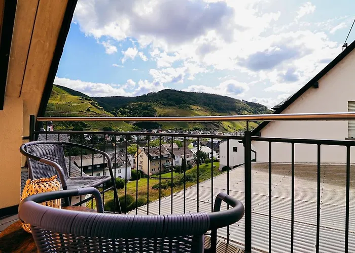 Wellness Haus In Zell, 3 Komplette Wohnungen, Moselblick, Sauna, Whirlpool, 3 Balkone, 14 Gaeste * Zell an der Mosel